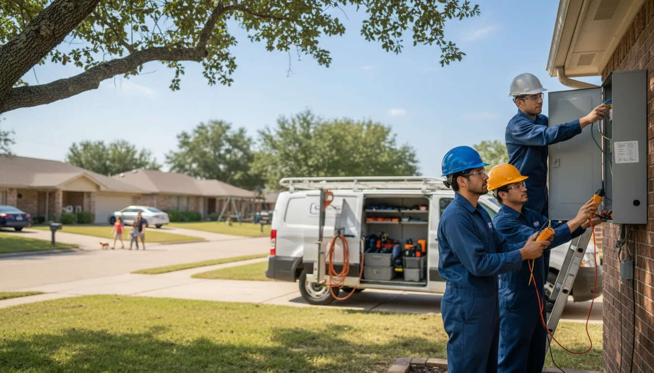 Certified electrician providing emergency electrical services in Burgoon, OH